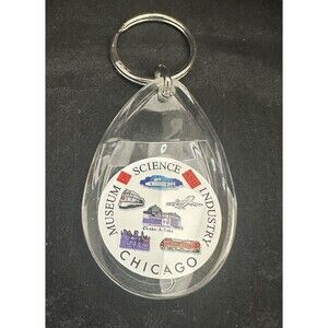 Vintage RARE Chicago Museum of Science & Industry Keychain